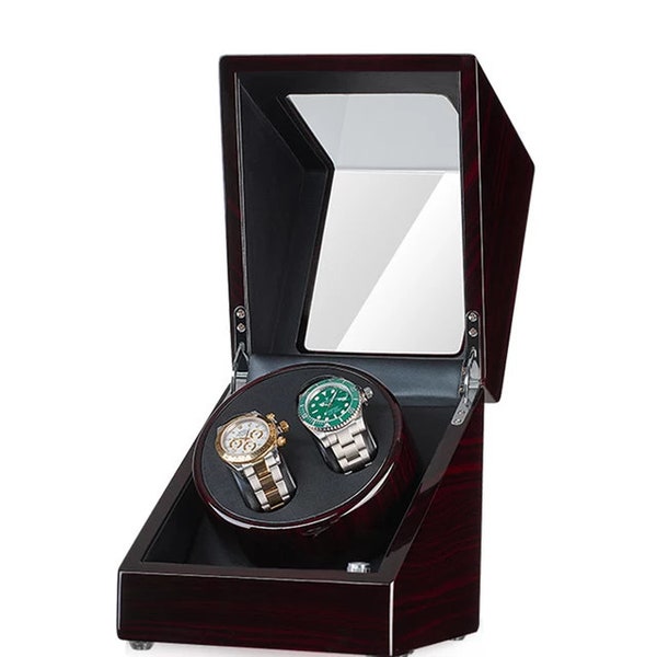 Automatic Watches with High-Gloss Craftsmanship Father's day 4+6 Automatic Rotation Watch Winder Collector Display Box Watch Case