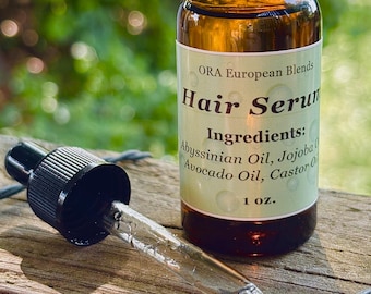 Hair Serum To Help Repair/Prevent Split Ends // Reduces Frizz // Damaged Hair // Protection 1 oz.