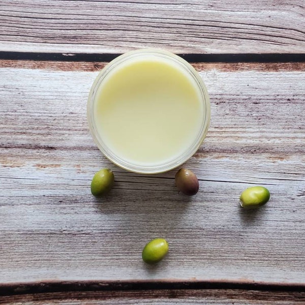 Olive Oil Moisturizing Body Butter / Dry Skin / Eczema / Extra Moisturizing for Feet 2 OZ or 4 OZ / Skin Softening / Soothing