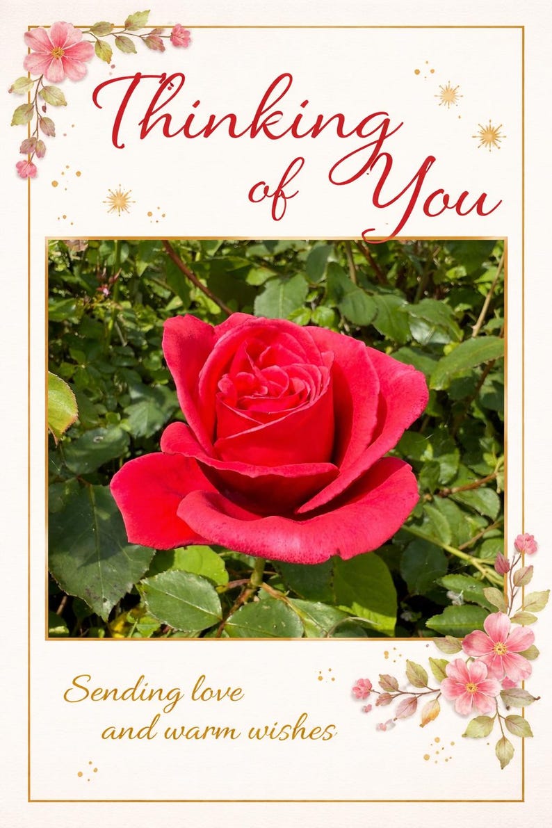 Red Rose - Instant Download - Etsy