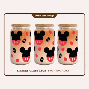Mouse Easter Eggs Libbey glass can svg, Mouse beer can glass, full wrap for 16oz. libbey glass, dxf, png, svg file for Circut, digital file