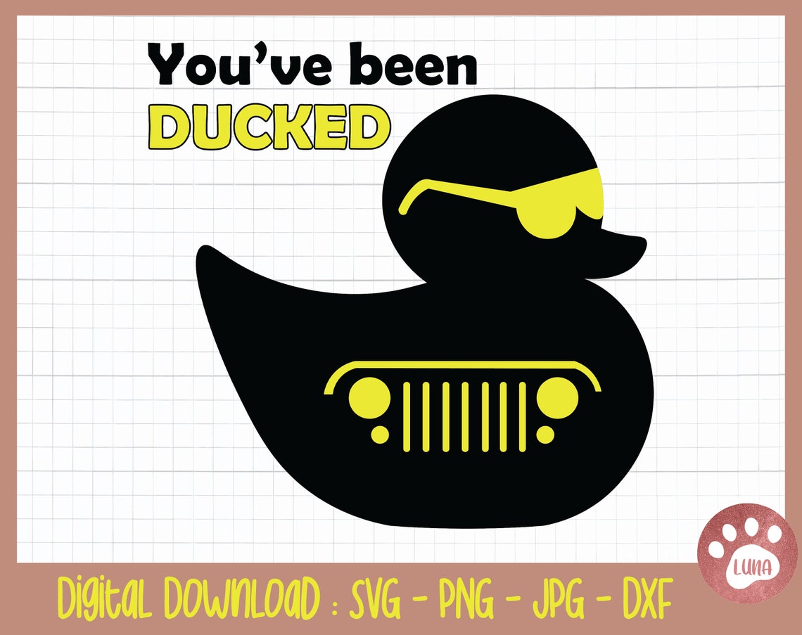 You've Been Ducked Printable Free