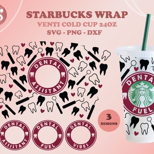 No Logo Venti Cup Wrap SVG | Y2K Vibes