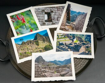 Cartes de voeux photo - Machu Picchu, Pérou (intérieur vierge)