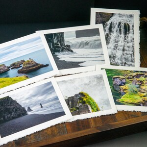 Photo Greeting Cards - Magnificent Water of Iceland (Blank Inside)