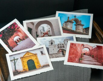 Photo Greeting Cards - Peru Architecture (Blank Inside)