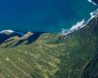 Aerial View of Molokai 4 – Fine Art Color Photography