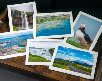 Cartes de voeux photo - Vues d'Islande (intérieur vierge)