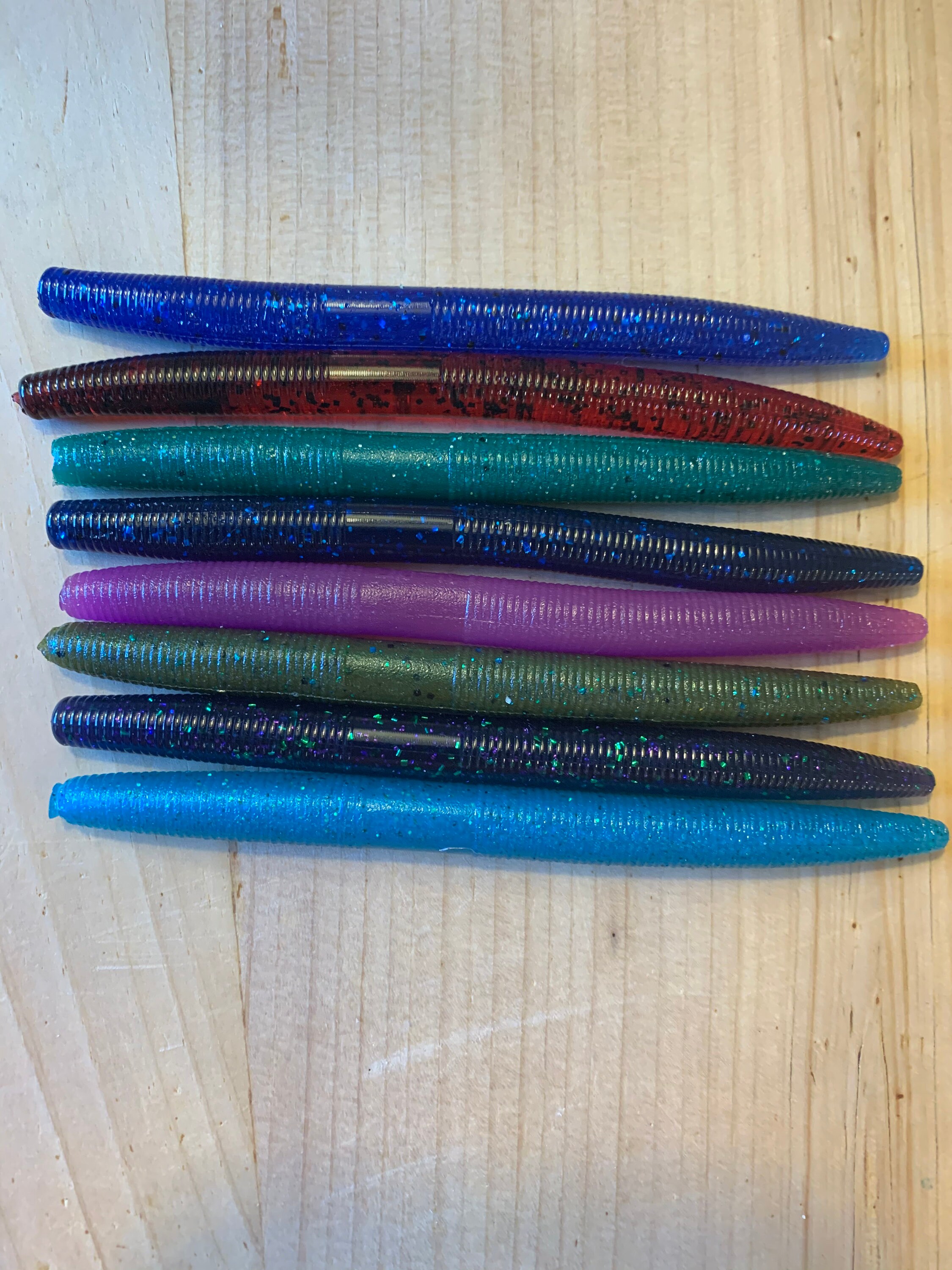 5 Senkos Bass Fishing Worms Etsy