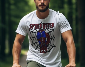 Spider Otter - Camisa de manga corta unisex para adultos