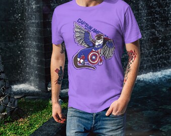 Captain America - Unisex Adult Short Sleeve Shirt