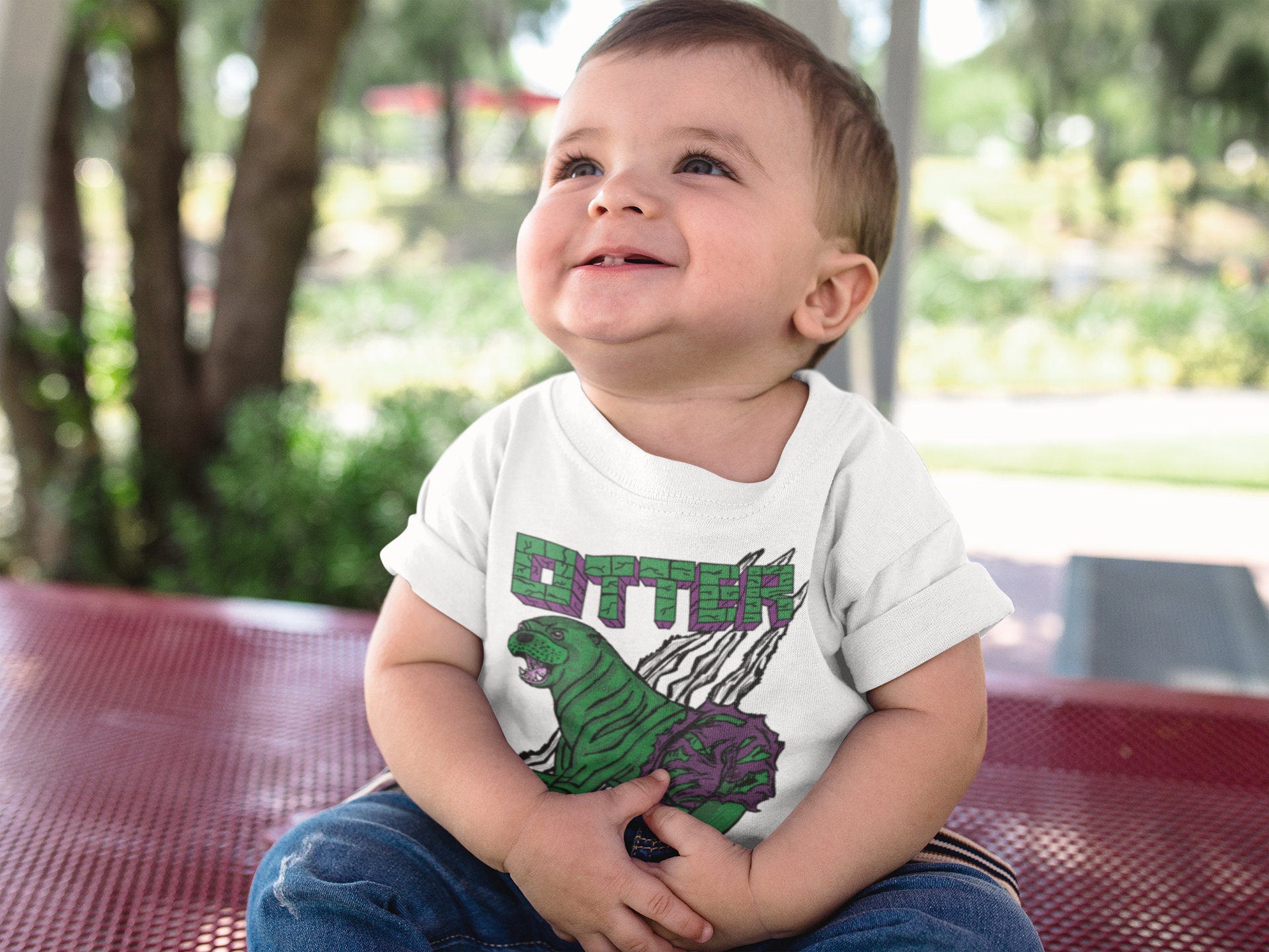 Hulk Otter toddler Unisex Short Sleeve 