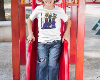 Spider Otter: No Way Home (Crianças) – Camisa infantil unissex de manga curta