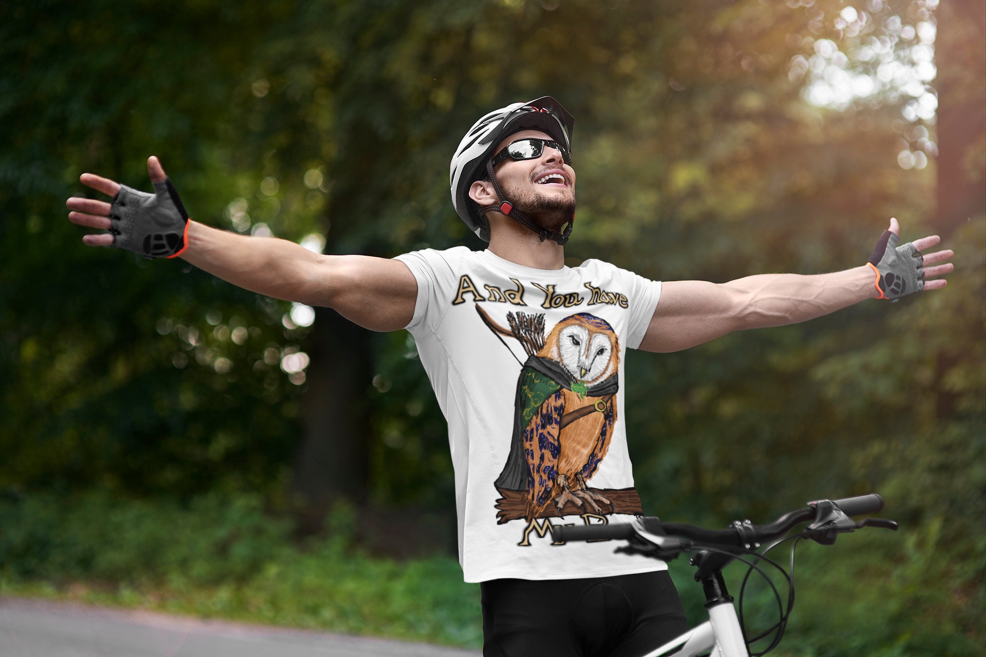 Legolas The Barn Owl - Unisex Adult Short Sleeve Shirt