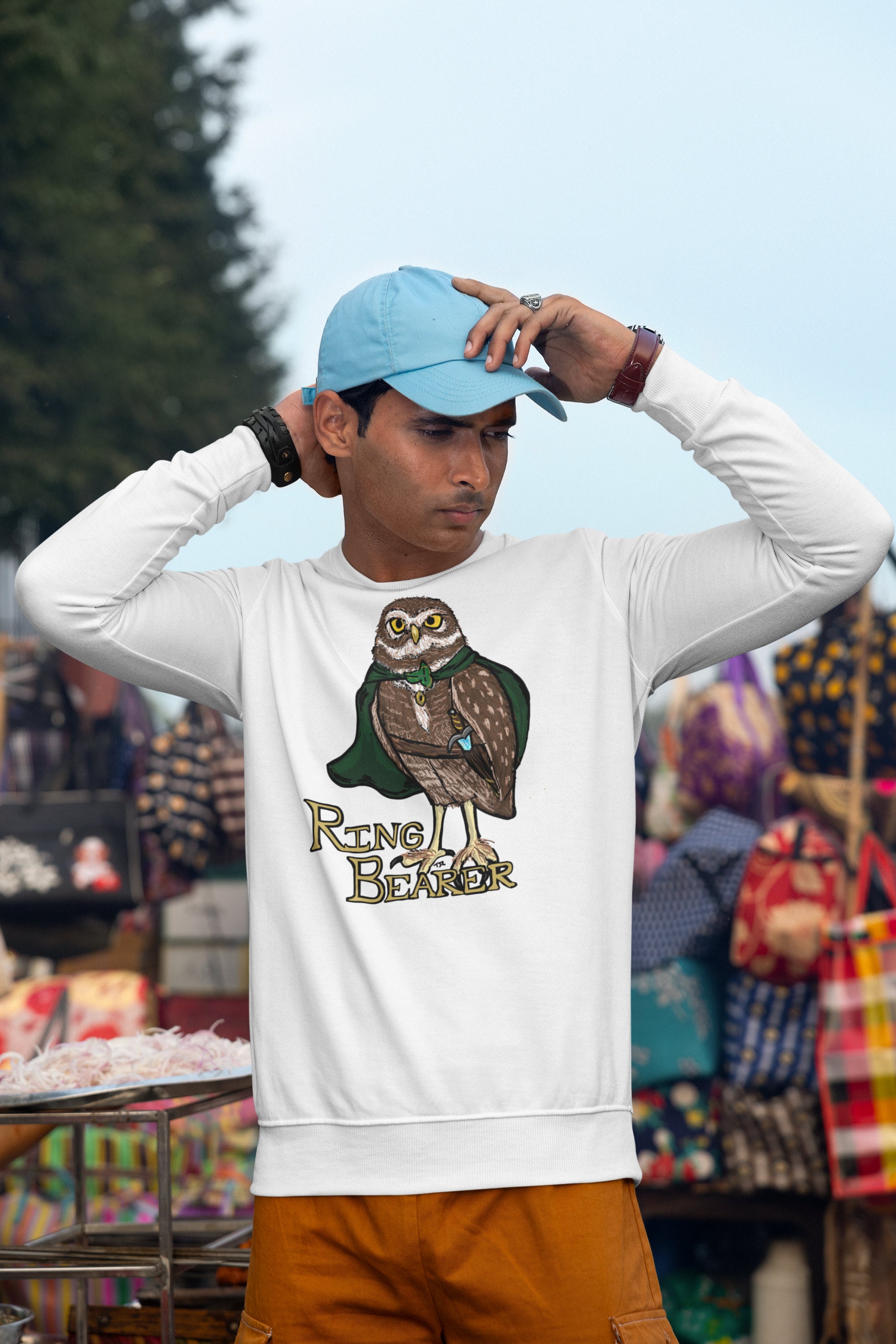 Ring Bearer Owl - Unisex Adult Sweatshirts