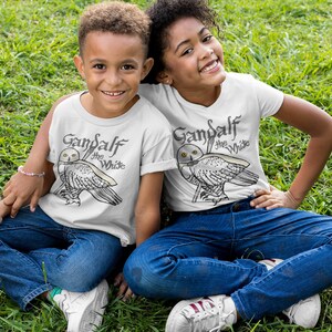 Gandalf The Snow White Owl (Kids)  - Unisex Kids Short Sleeve Shirt