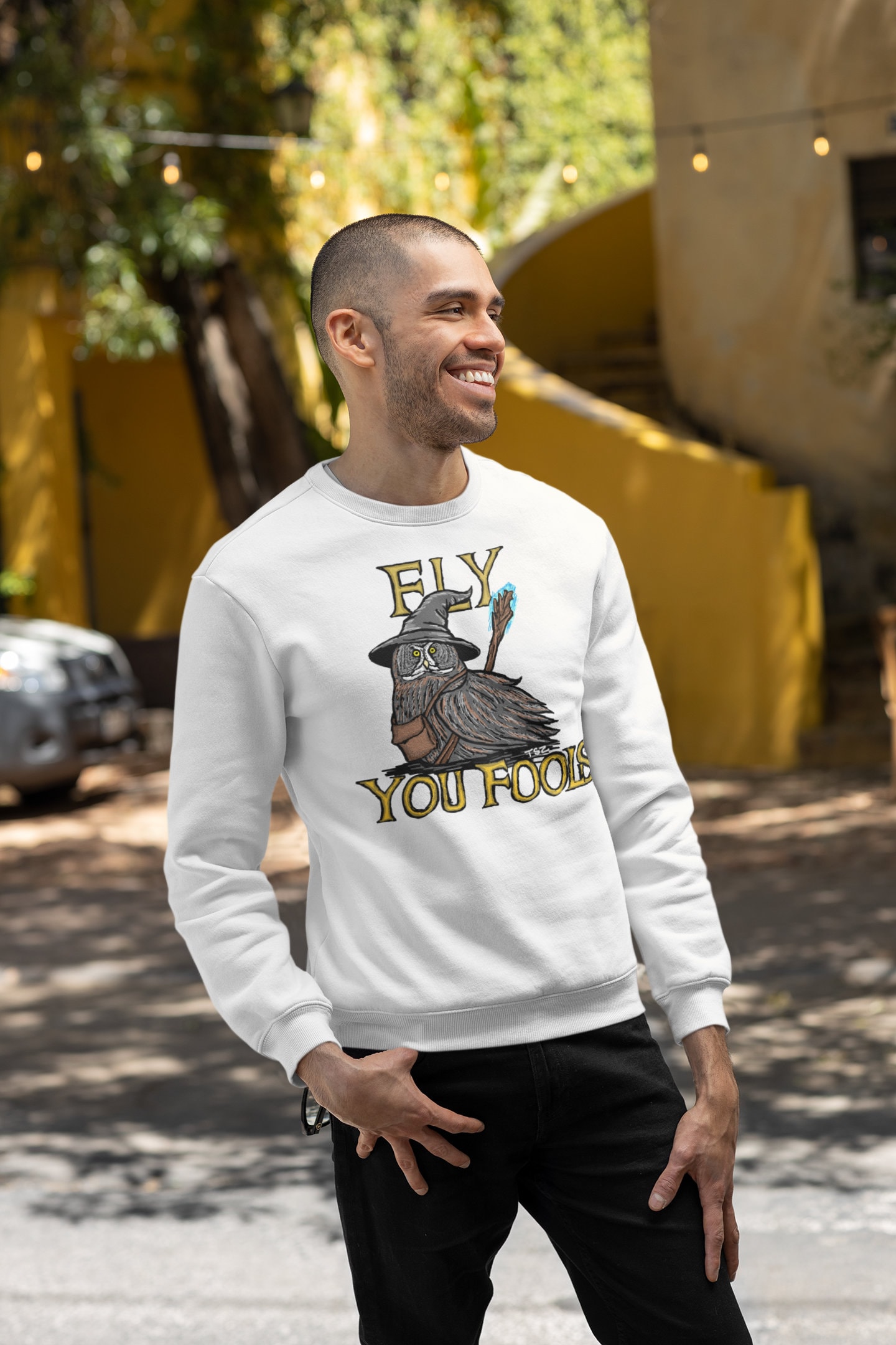 Gandalf the Great Gray Owl - Unisex  Adult Sweatshirts