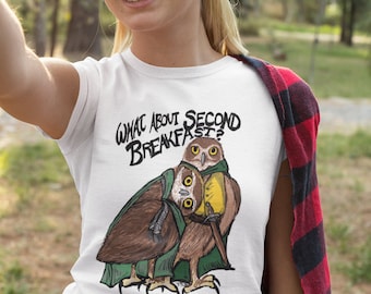 Merry And Pippin Owls -   Unisex Short Sleeve Shirt