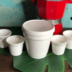Ceramic Colada Set 6 pieces | Cafecito set | Host Gift | Housewarming| New Home|  Espresso | Coffee Lovers | Miami | Father’s Day | Graduate