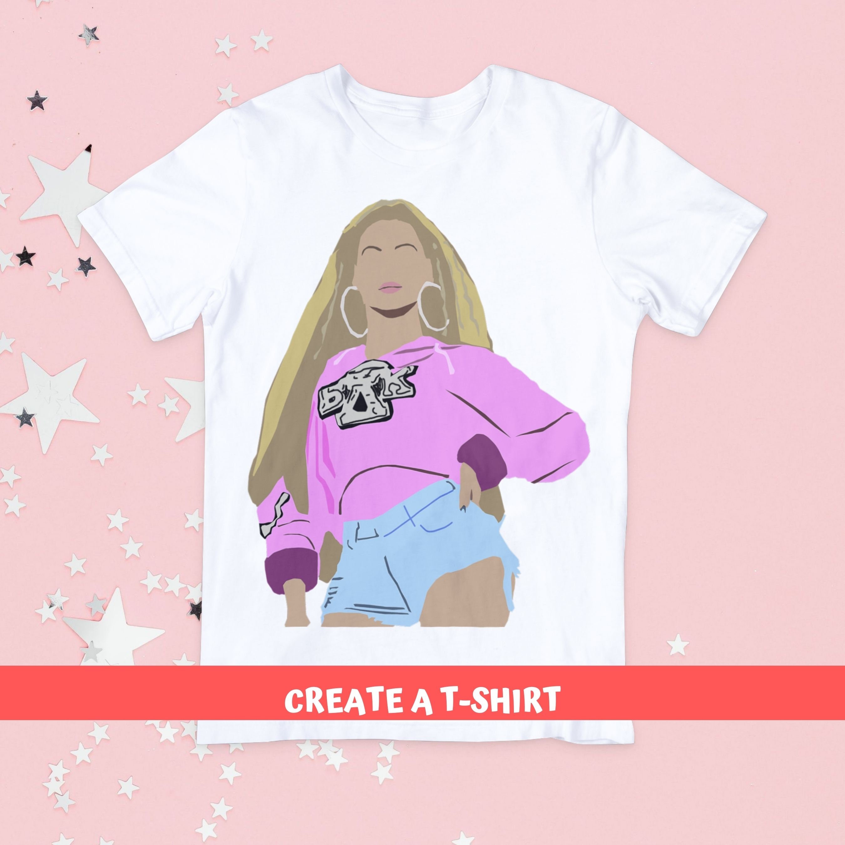 Beyonce Inspired Printable Files Art SVG PNG Clipart Create Your Own ...