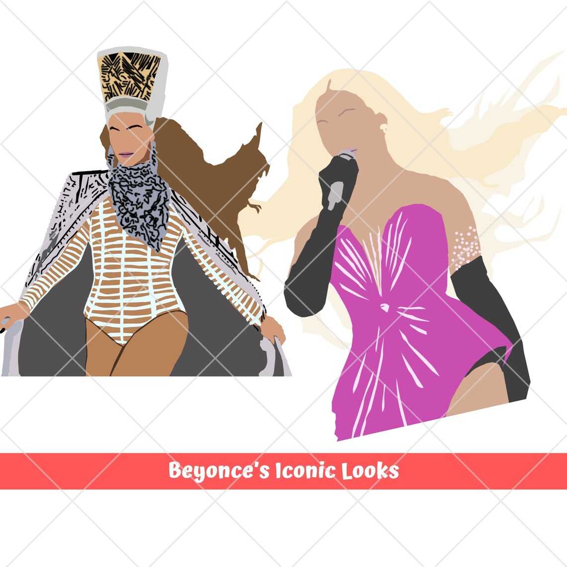 Beyonce Inspired Printable Files Art - SVG PNG Clipart Create Your Own ...