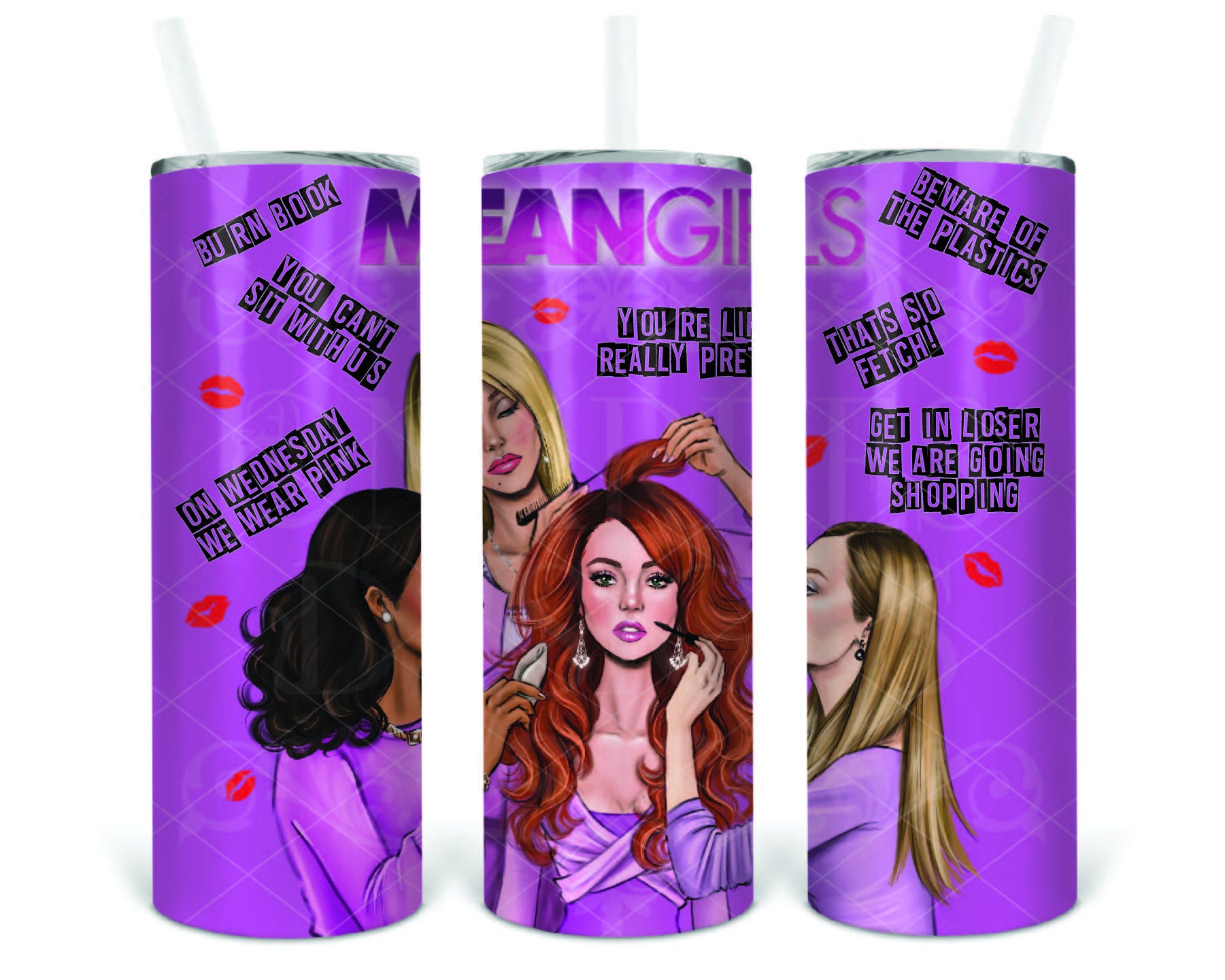 Mean girls tumbler – CRAFTEDBYKCREATIONS