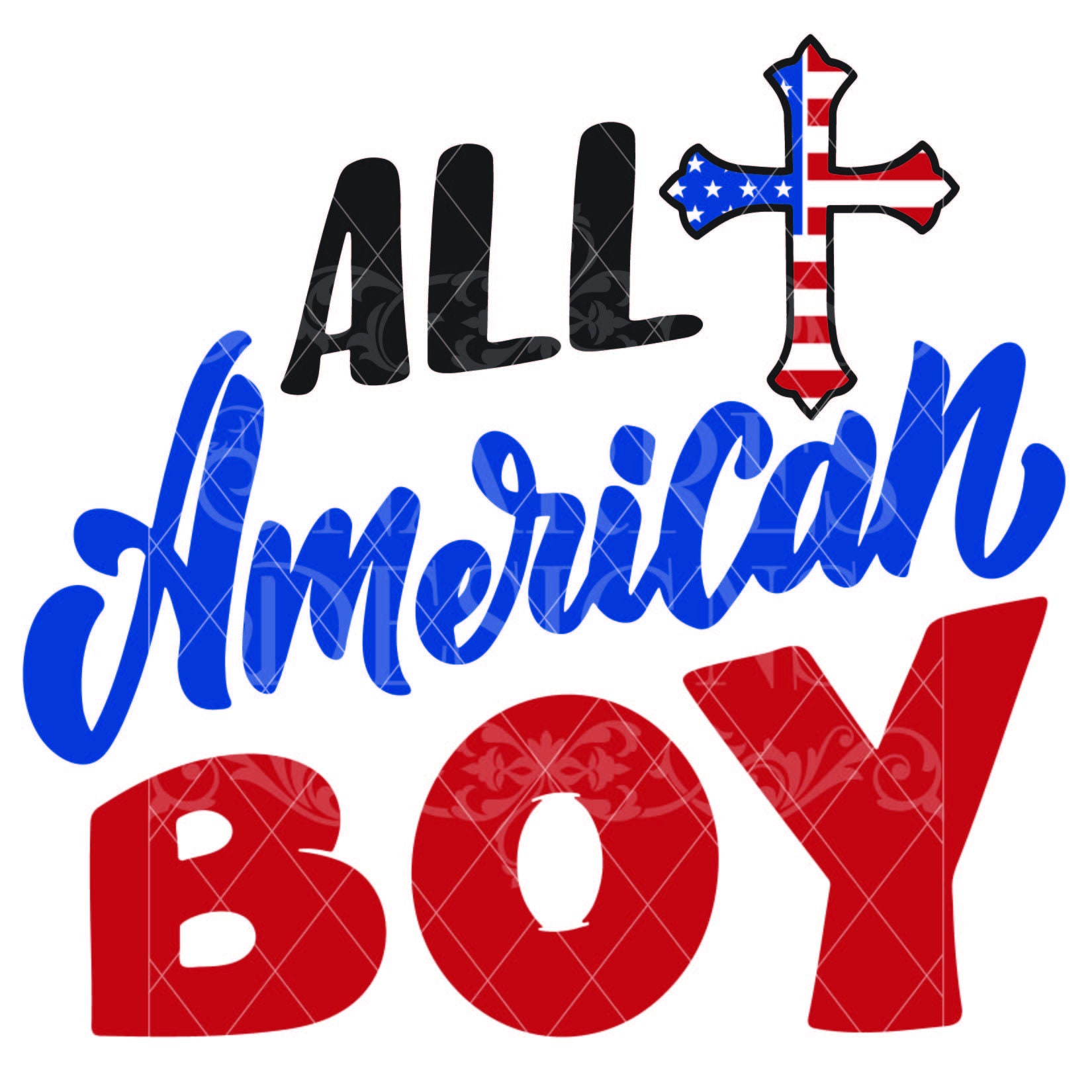 All American Boy Digital Download 300DPI JPG PNG and SVG - Etsy