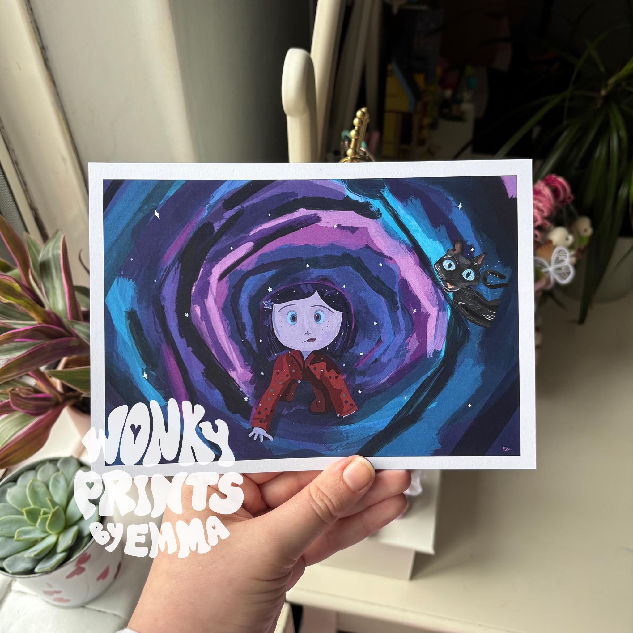 Coraline A5 Art Print | Crawling Through the Tunnel | Whimsy and 