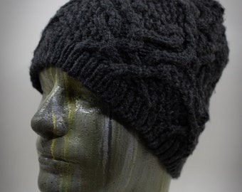 Small Cable Knit Hat