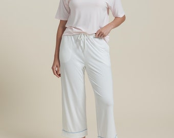 Bamboo Pajama Cropped Pants
