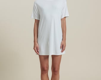 Bamboo Short Sleeve Tee Dress