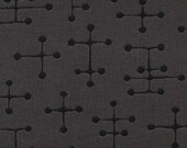 2.25 yards Maharam Small Dot by Charles and Ray Eames Charcoal Gray Upholstery Fabric