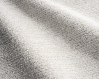 1.25 yards Serena & Lily Performance Granville / Perennials Crepe Du Jour Sea Salt Indoor/Outdoor Textured Upholstery Fabric - CP
