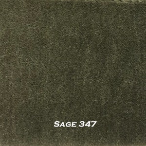 Dutch Mohair Velvet Upholstery Fabric Sage Green 347. By the Yard. PLEASE ORDER SAMPLE using dropdown box prior to fabric purchase.