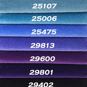 Imported Cotton Velvet Upholstery Fabric Purple & Blue Tones. PLEASE ORDER SAMPLE using dropdown box prior to fabric purchase.