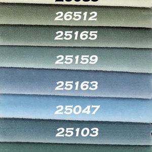 Imported Cotton Velvet Upholstery Fabric Blue & Green Tones.  PLEASE ORDER SAMPLE  prior to  purchase.  By the Yard--2-yard minimum.