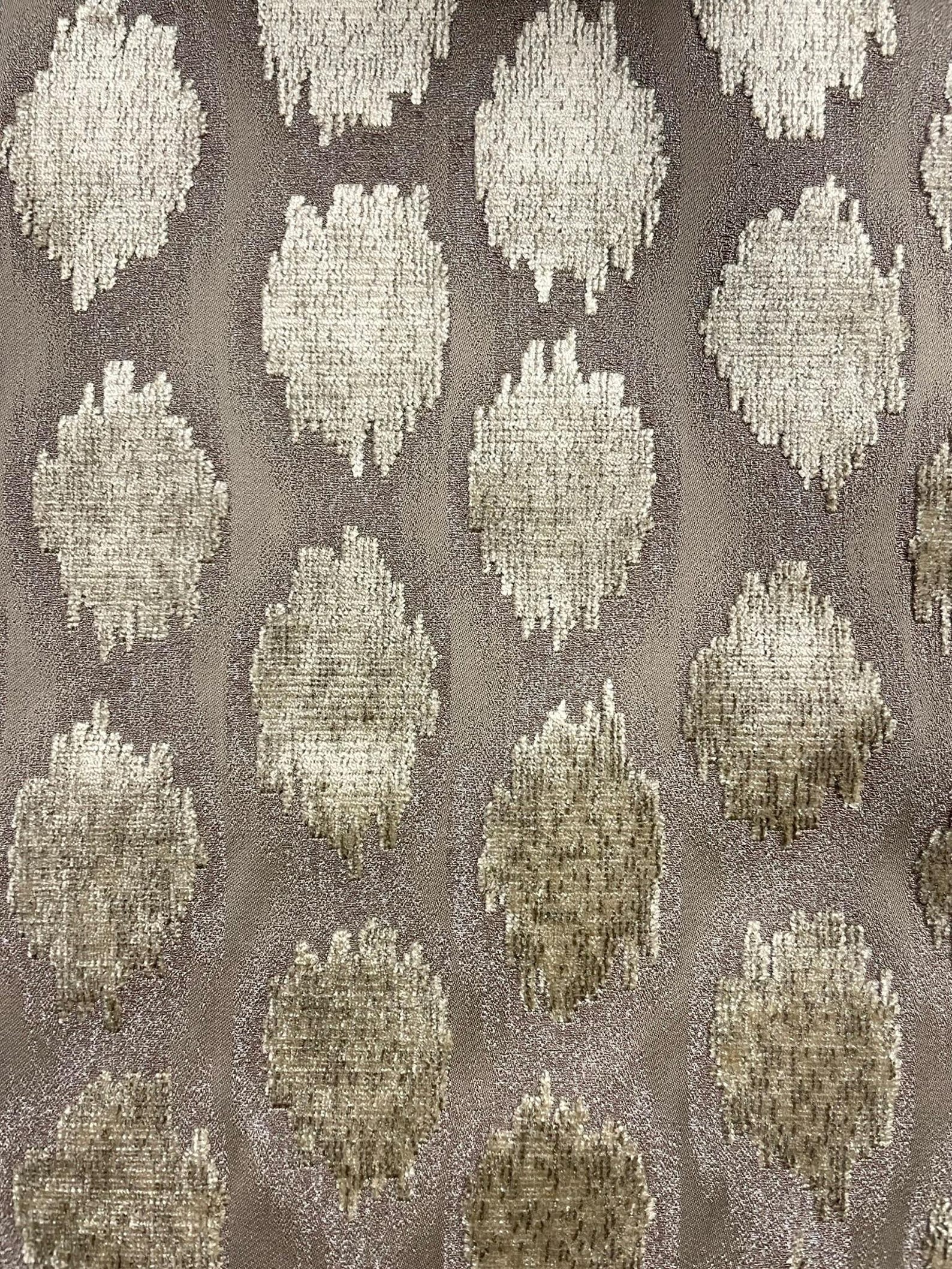 8-yards-zoffany-ikat-spot-antique-gold-velvet-upholstery-drapery-fabric