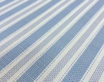 1.8+ yds Serena & Lily Perennials Dock Stripe Coastal/Sky Blue Upholstery Fabric - CC