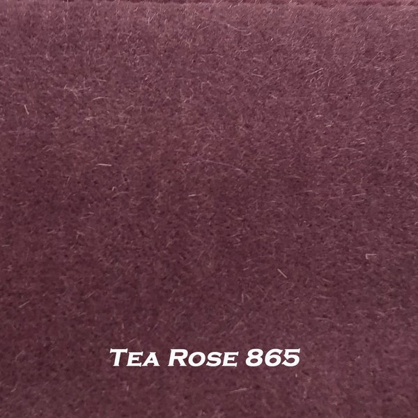 Dutch Mohair Velvet Upholstery Fabric Tea Rose 865. By the Yard. PLEASE ORDER SAMPLE using dropdown box prior to fabric purchase.