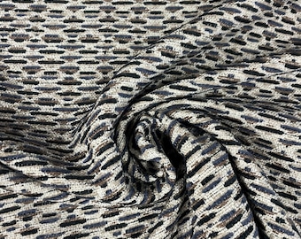 7.625 yards Pindler Serene Riverrock Geometric Textural Upholstery Fabric 7631 - AI
