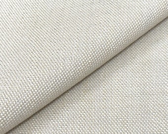 2 yds Perennials Rough 'n Rowdy Sand Beige Faux Linen Upholstery Fabric 955-23 - CO