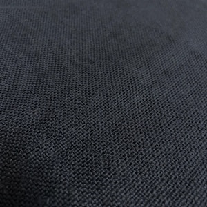 2.75 yds Restoration Hardware Washed Belgian Flax Linen Indigo Dark Blue Upholstery Fabric - AA