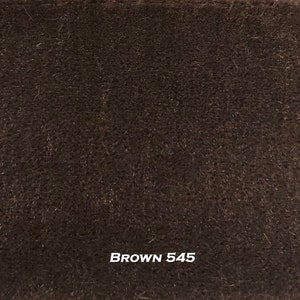 Dutch Mohair Velvet Upholstery Fabric Brown 545. By the Yard--2-yard minimum. PLEASE ORDER SAMPLE prior to fabric purchase.