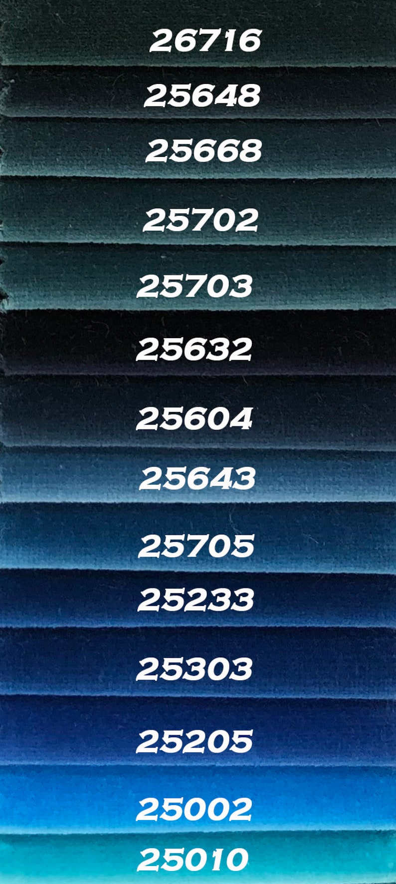 Imported Cotton Velvet Upholstery Fabric Jewel Blue Tones by Etsy