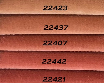 Imported Cotton Velvet Upholstery Fabric Tan & Blush Tones.  PLEASE ORDER SAMPLE  prior to  purchase.  By the Yard--2-yard minimum.