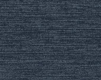 1.6+ yards Serena & Lily Performance Creekside / Perennials Old Hand Vintage Blue 974-377 Indoor/Outdoor Chenille Upholstery Fabric