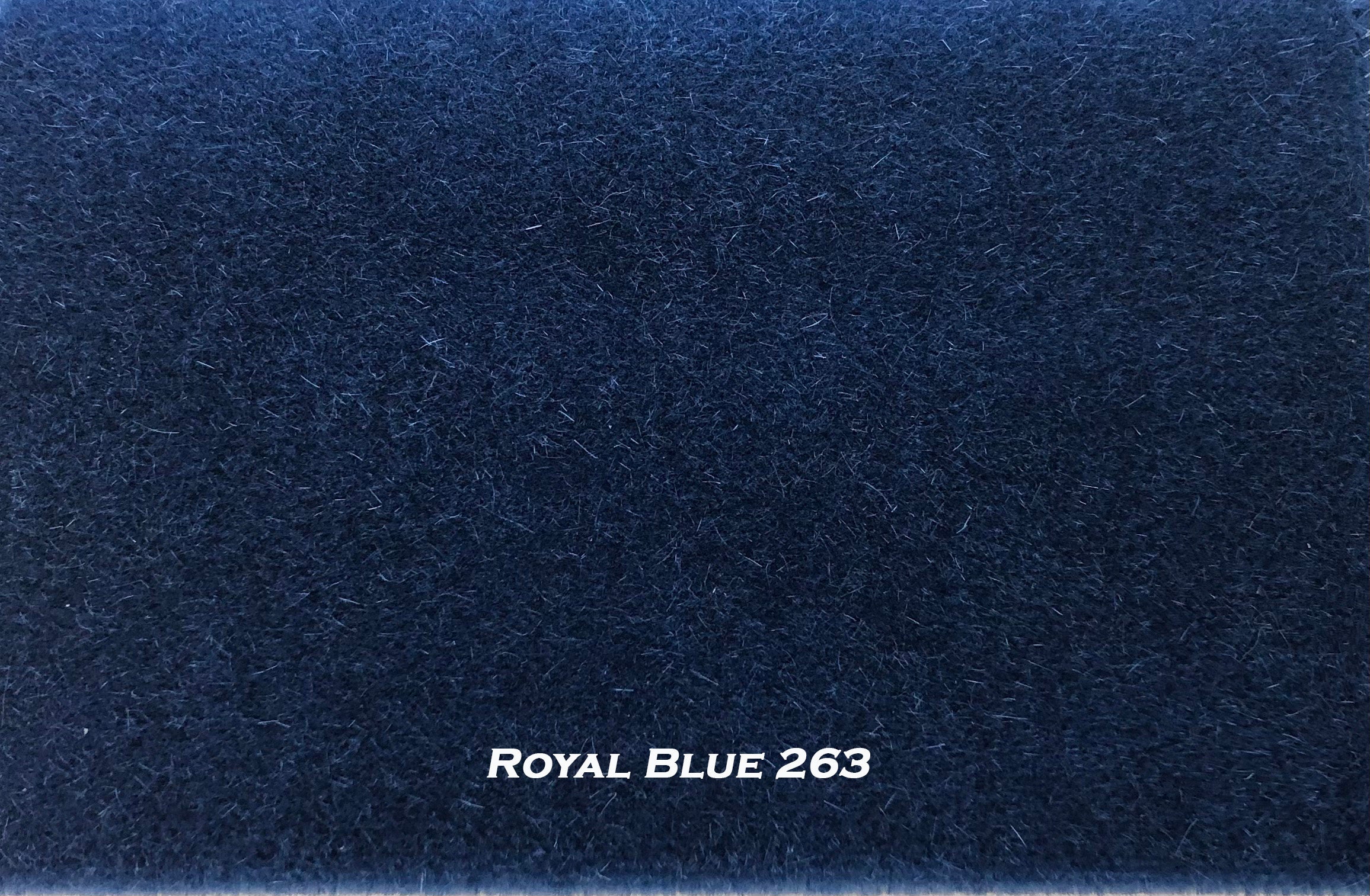 Dutch Mohair Velvet Upholstery Fabric Royal Blue 263. by the Yard