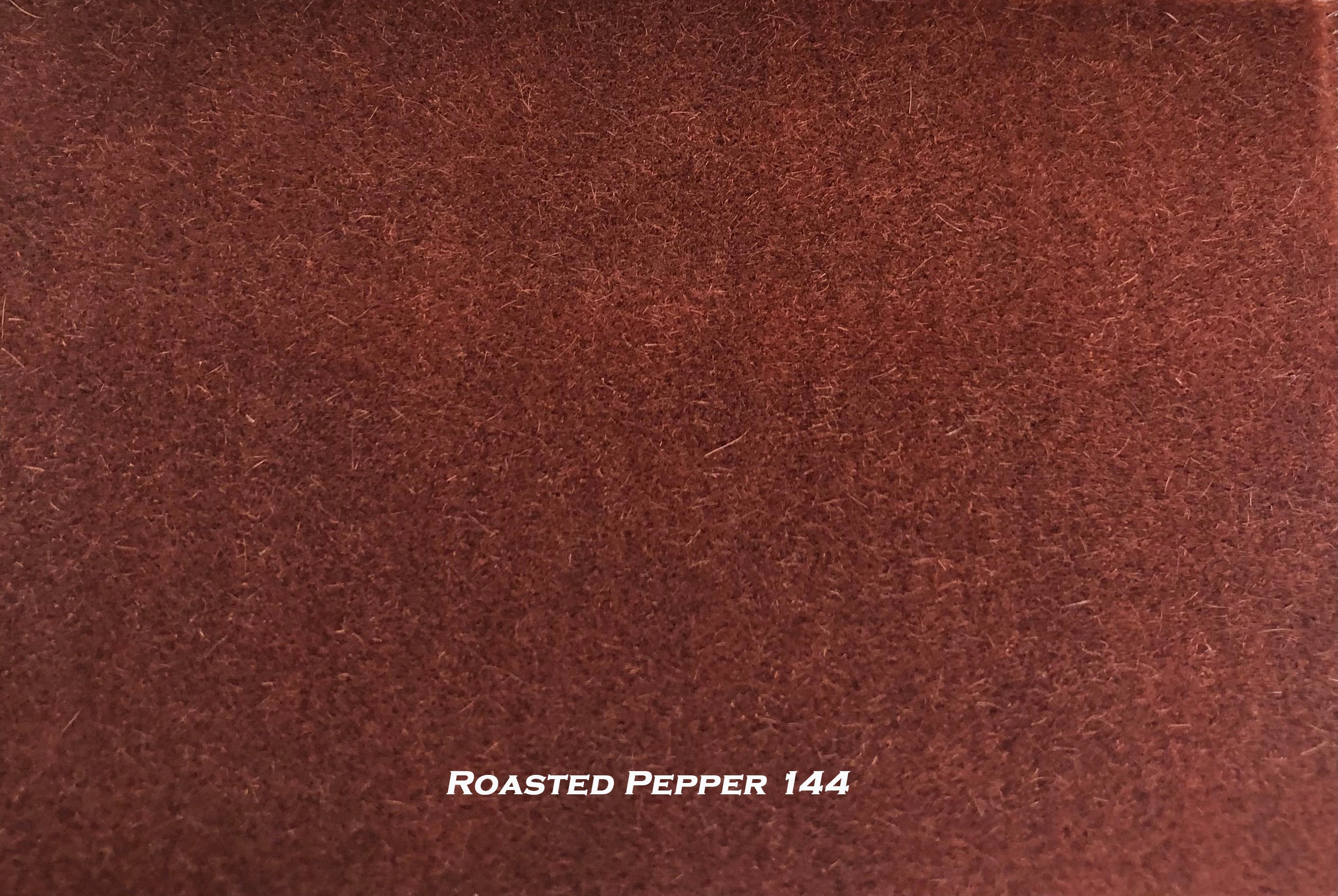 Dutch Mohair Velvet Upholstery Fabric Roasted Pepper 144. by the Yard. PLEASE ORDER SAMPLE Using