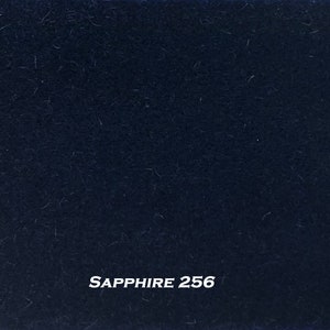 Dutch Mohair Velvet Upholstery Fabric Sapphire Blue 256. By the Yard. Please ORDER SAMPLE prior to fabric purchase. MM-256