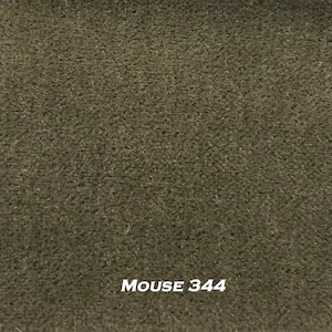 Dutch Mohair Velvet Upholstery Fabric Mouse Gray 344. By the Yard. PLEASE ORDER SAMPLE using dropdown box prior to fabric purchase.